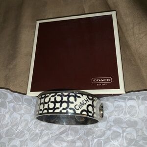 Coach Black and White Bangle/ Bracelet